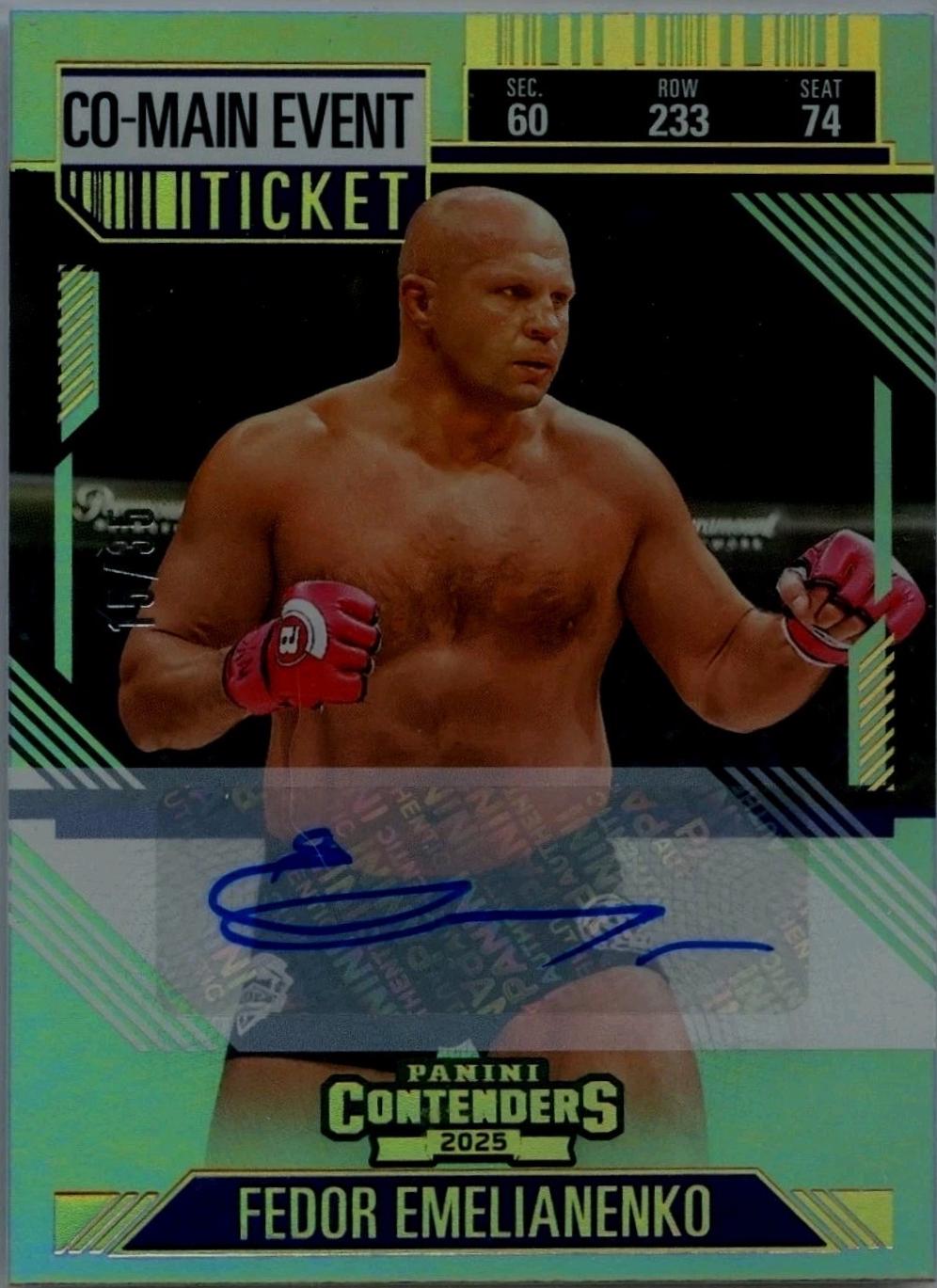 Fedor Emelianenko [Co-Main Season Ticket Signature] #60