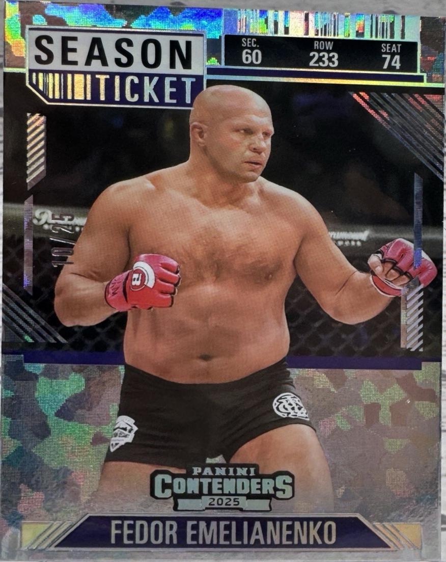 Fedor Emelianenko [Cracked Ice Season Ticket Signature] #60