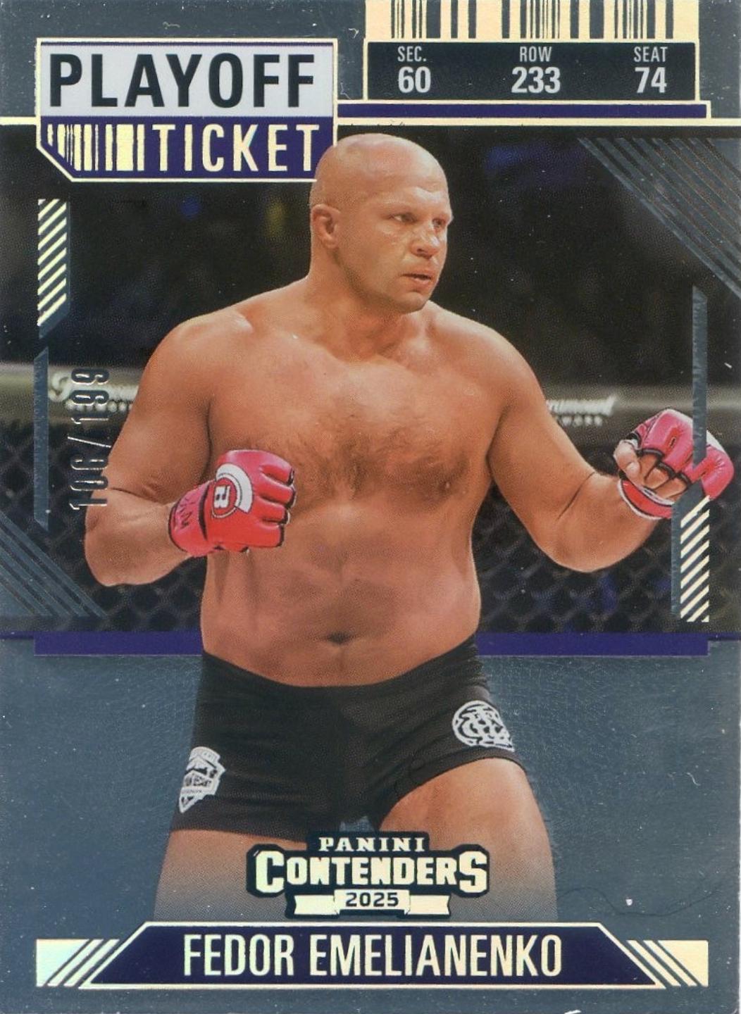 Fedor Emelianenko [Playoff Ticket] #60