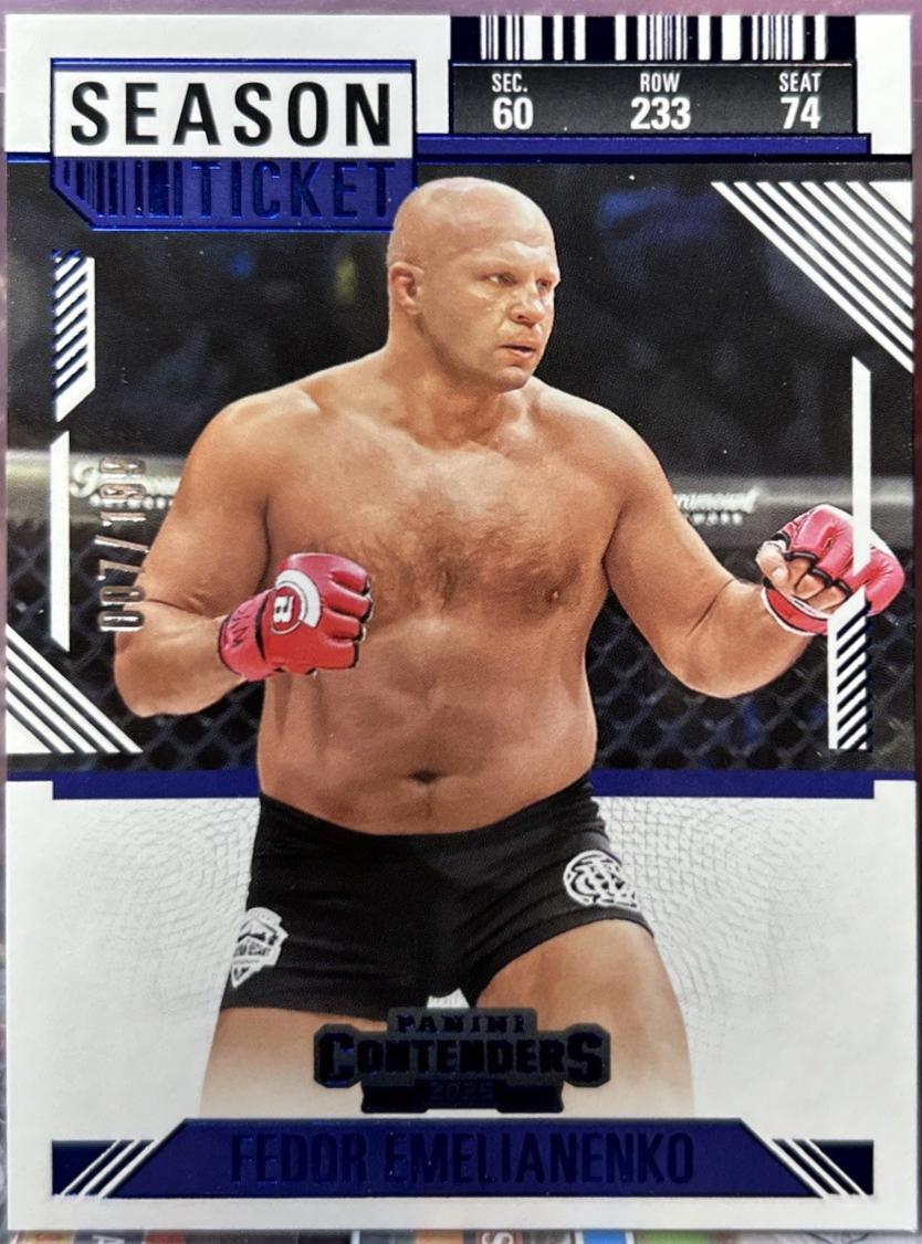 Fedor Emelianenko [Season Ticket Blue] #60