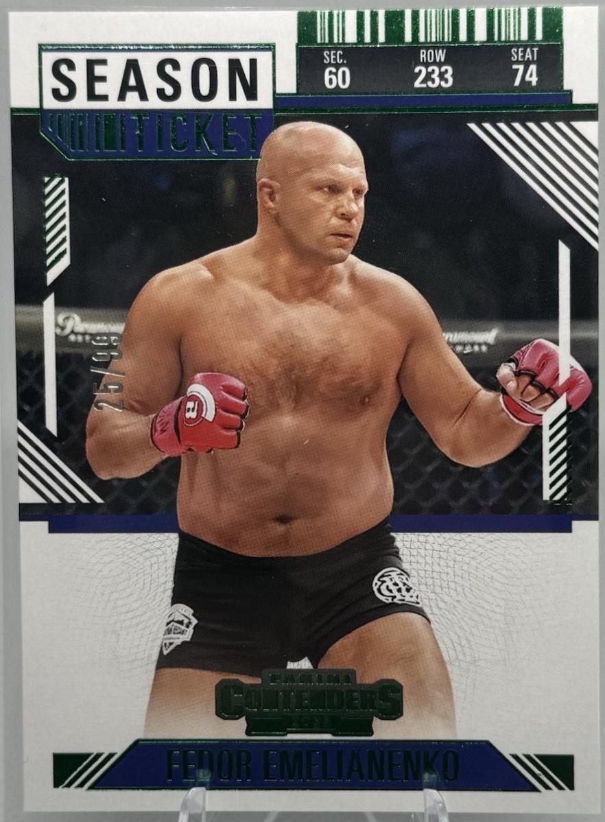 Fedor Emelianenko [Season Ticket Green] #60
