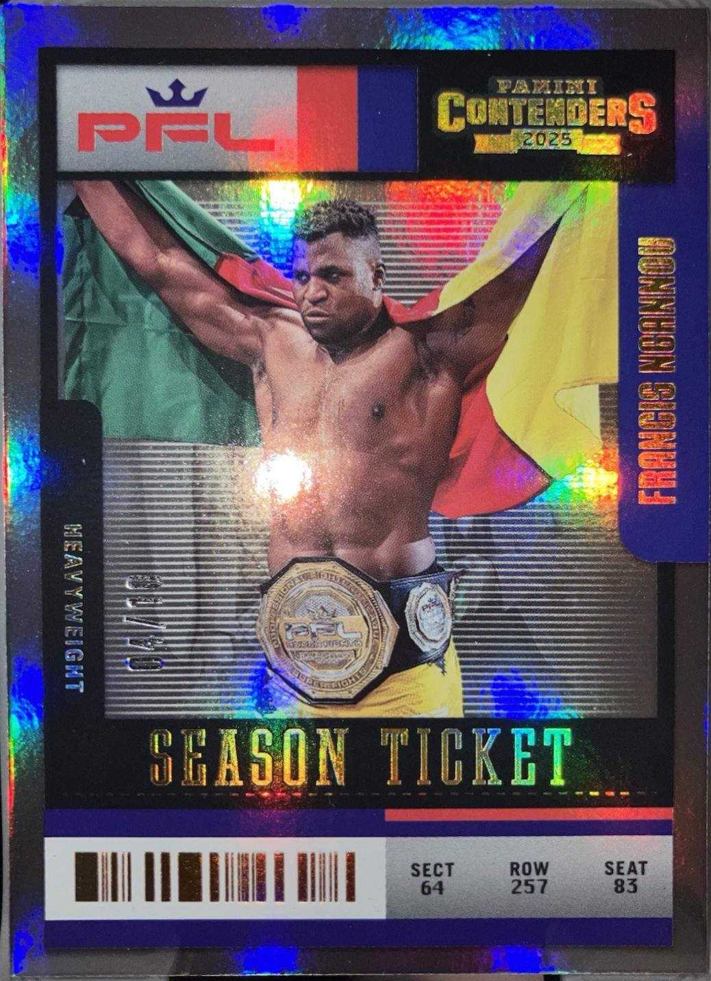 Francis Ngannou [Season Ticket Gold] #7