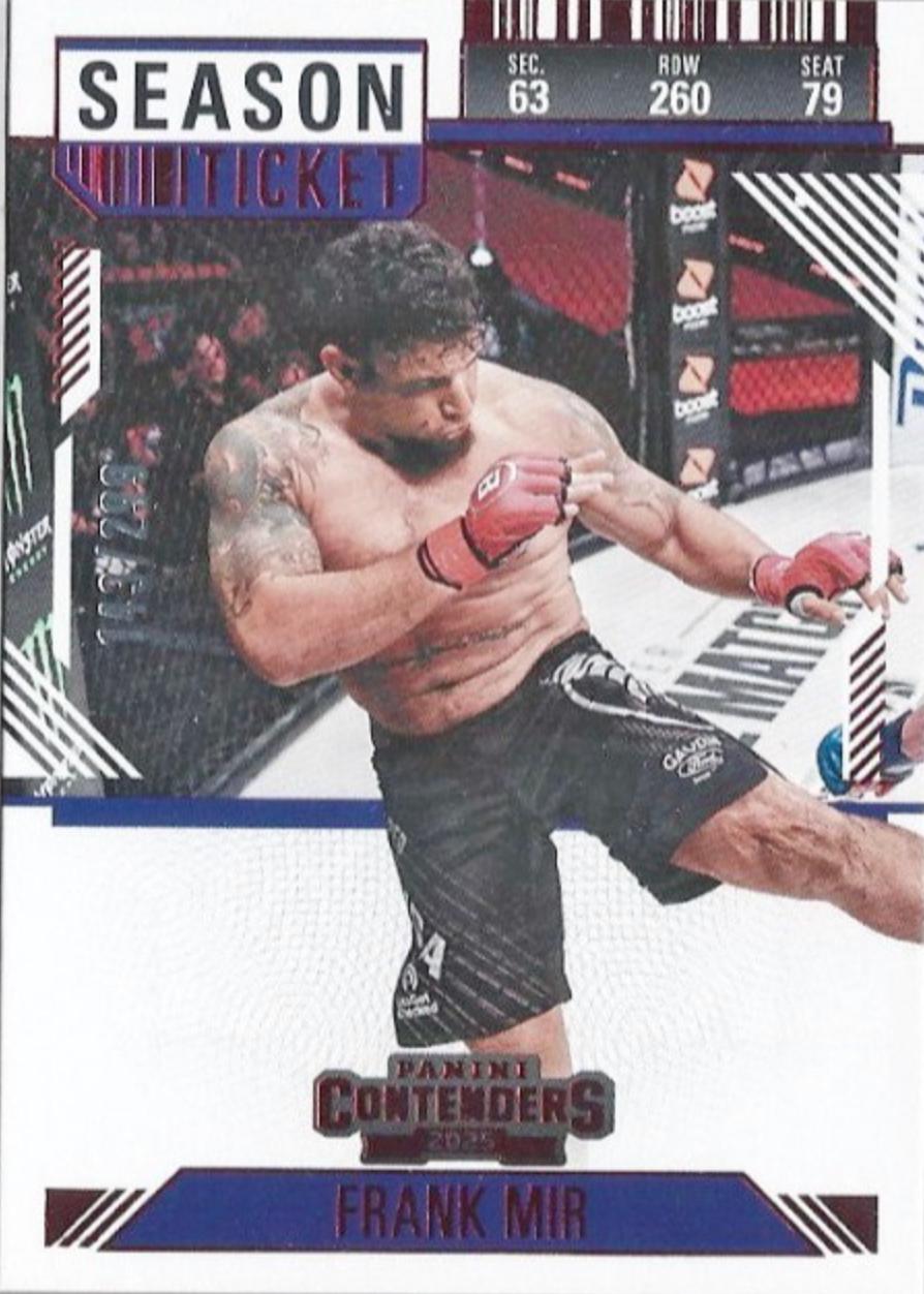 Frank Mir [Season Ticket Red] #81