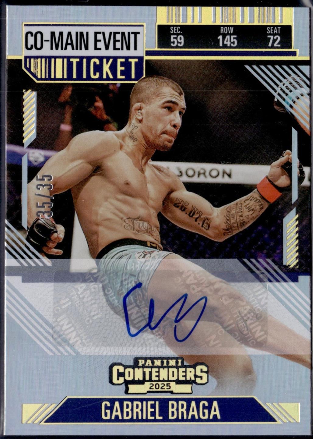 Gabriel Braga [Co-Main Season Ticket Signature] #70