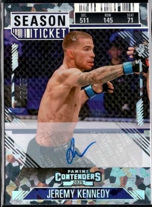 Jeremy Kennedy [Cracked Ice Season Ticket Signature] #2