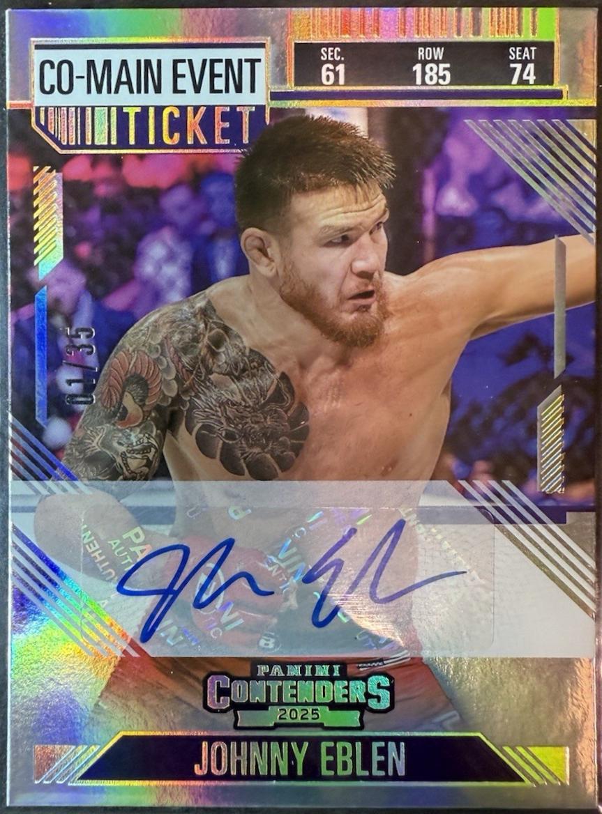 Johnny Eblen [Co-Main Season Ticket Signature] #57