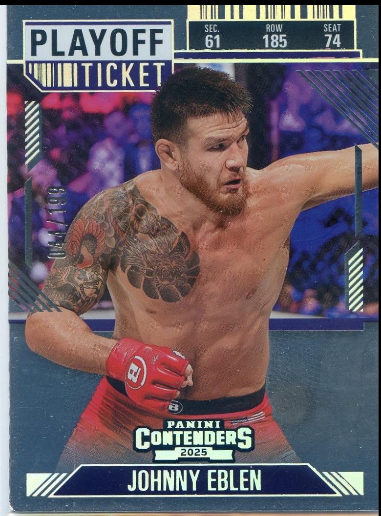 Johnny Eblen [Playoff Ticket] #57