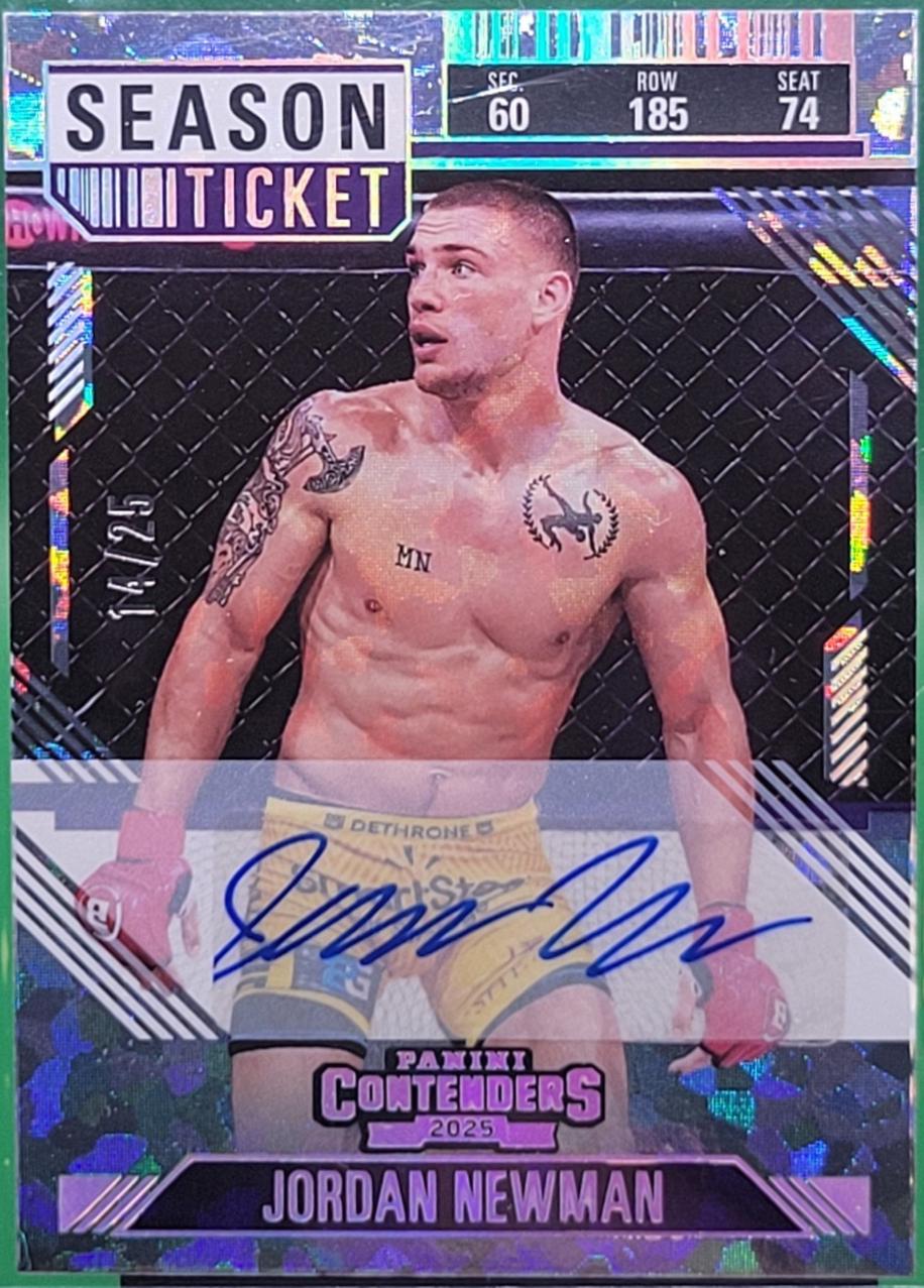 Jordan Newman [Cracked Ice Season Ticket Signature] #32