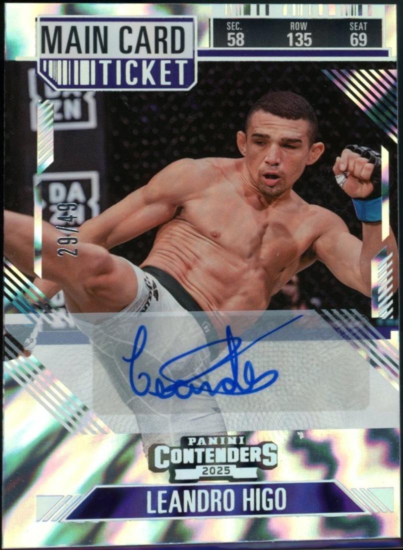 Leandro Higo [Main Card Season Ticket Signature] #82