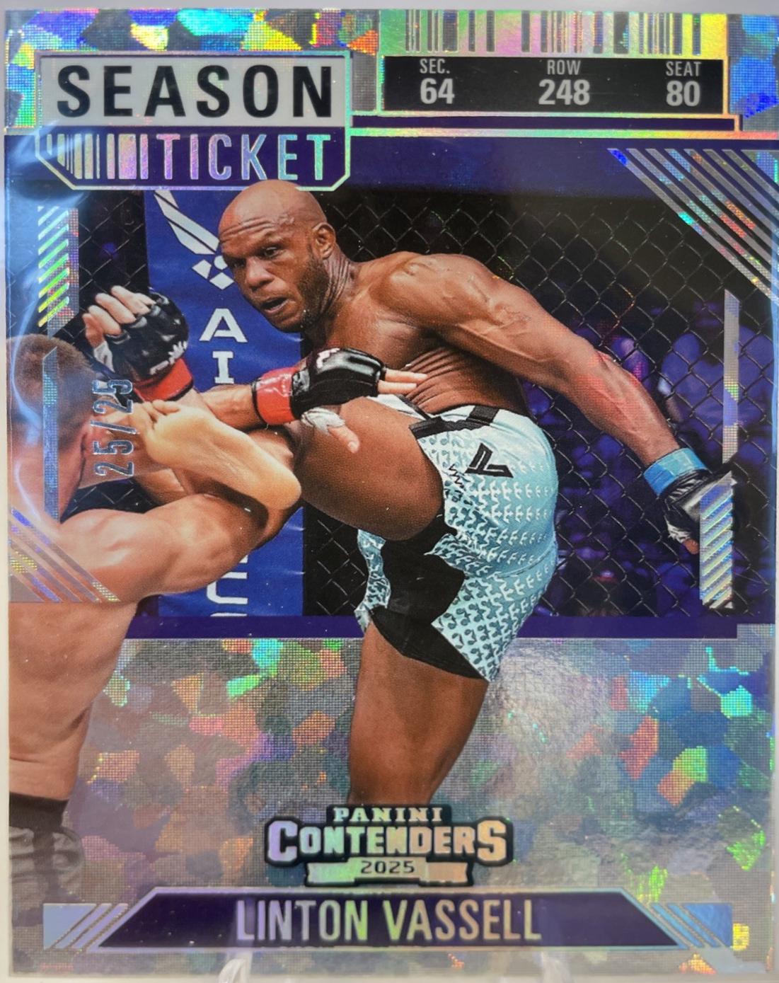 Linton Vassell [Cracked Ice Ticket] #100