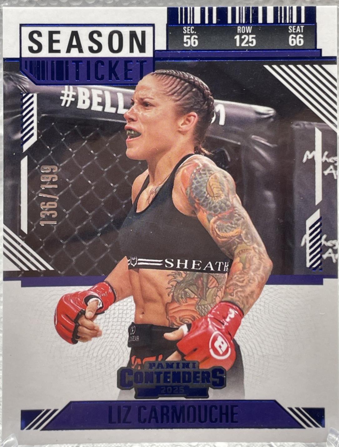 Liz Carmouche [Season Ticket Blue] #25