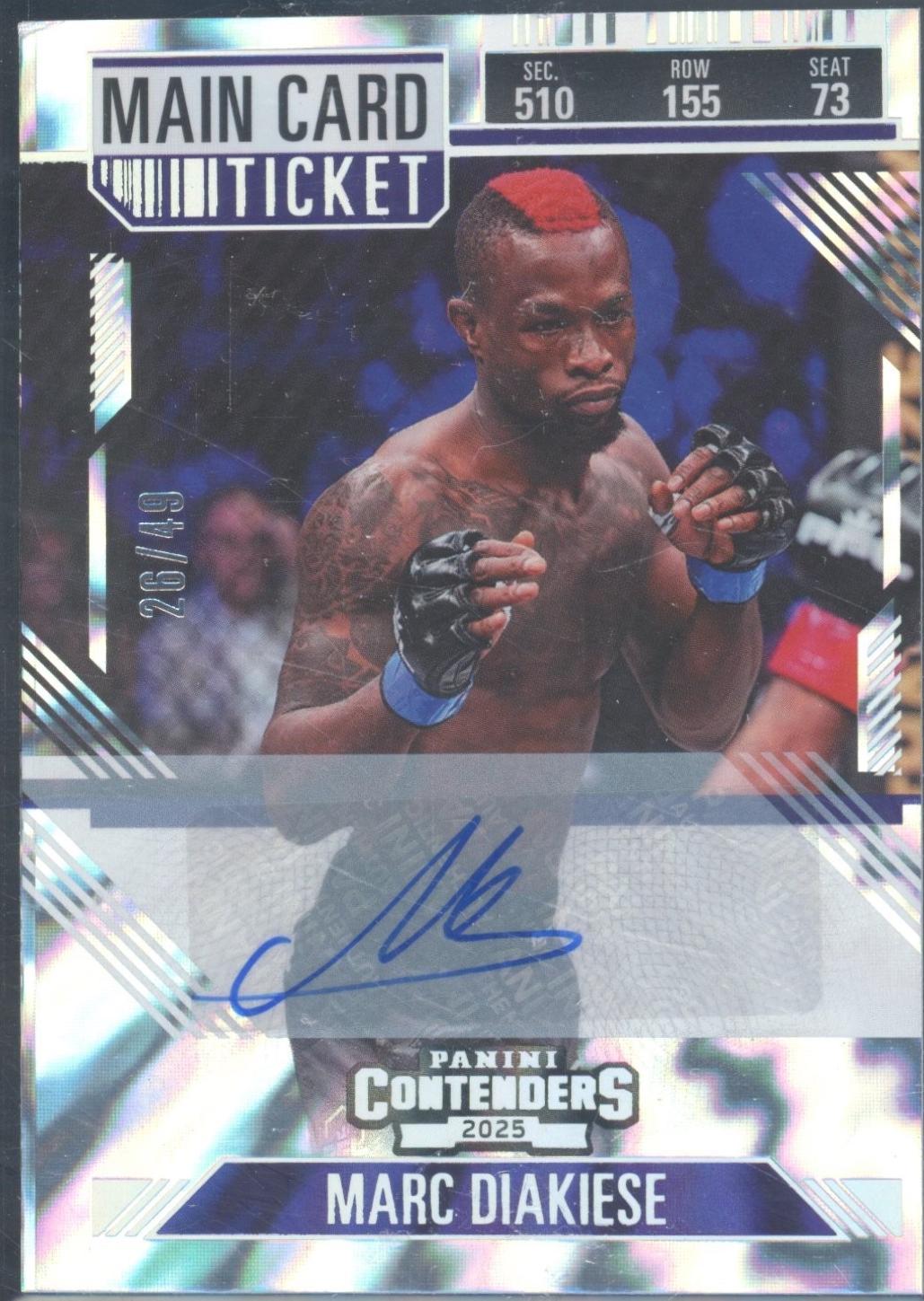 Marc Diakiese [Main Card Season Ticket Signature] #38