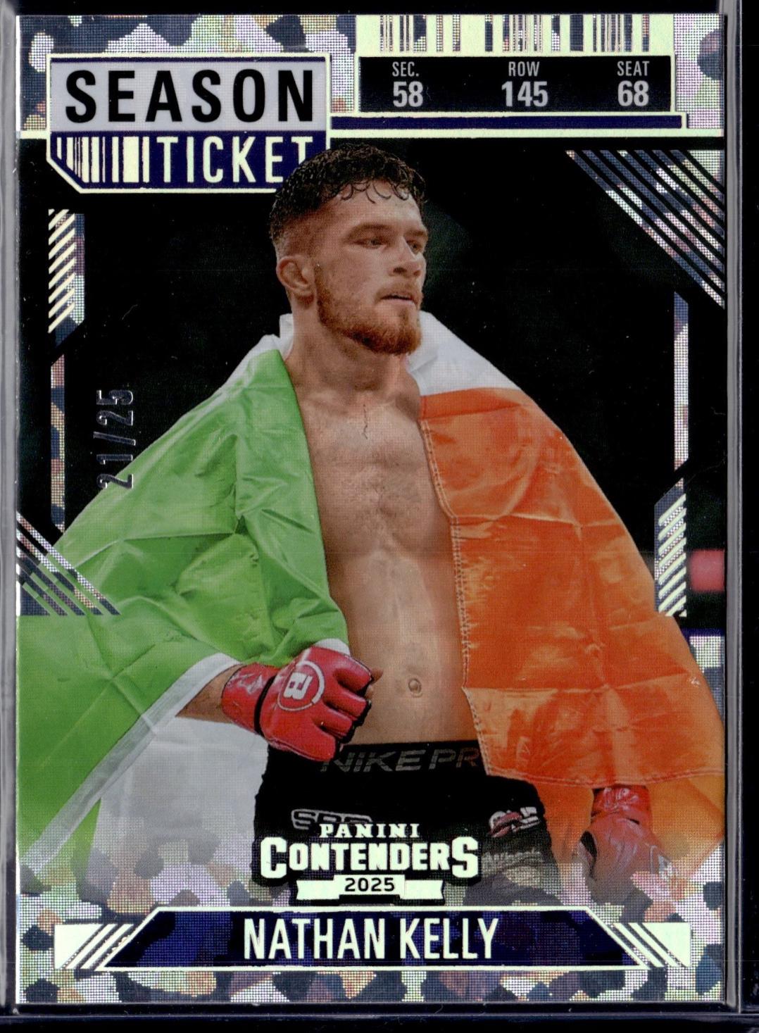 Nathan Kelly [Cracked Ice Season Ticket Signature] #34