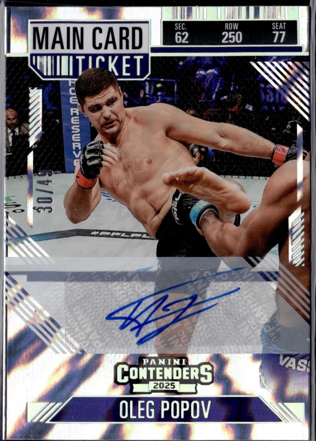 Oleg Popov [Main Card Season Ticket Signature] #19