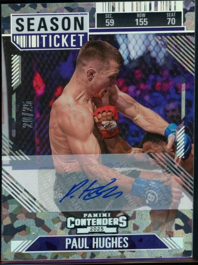 Paul Hughes [Cracked Ice Season Ticket Signature] #39