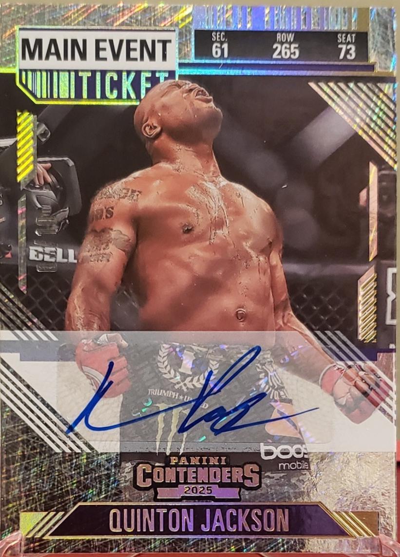Quinton Jackson [Main Event Season Ticket Signature] #63