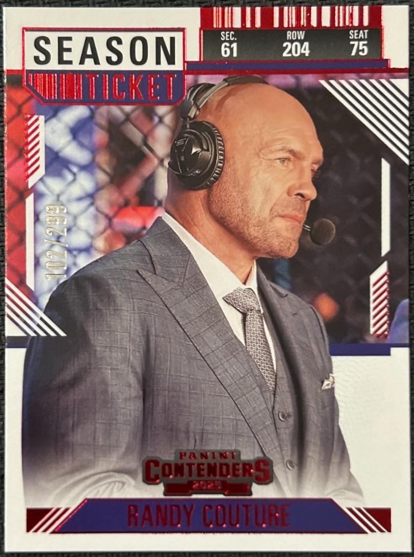 Randy Couture [Season Ticket Red] #49