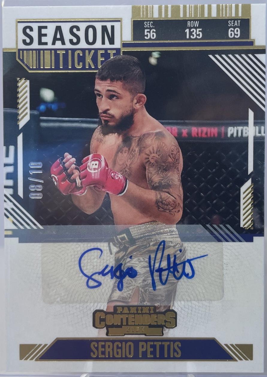 Sergio Pettis [Gold Season Ticket Signature] #55