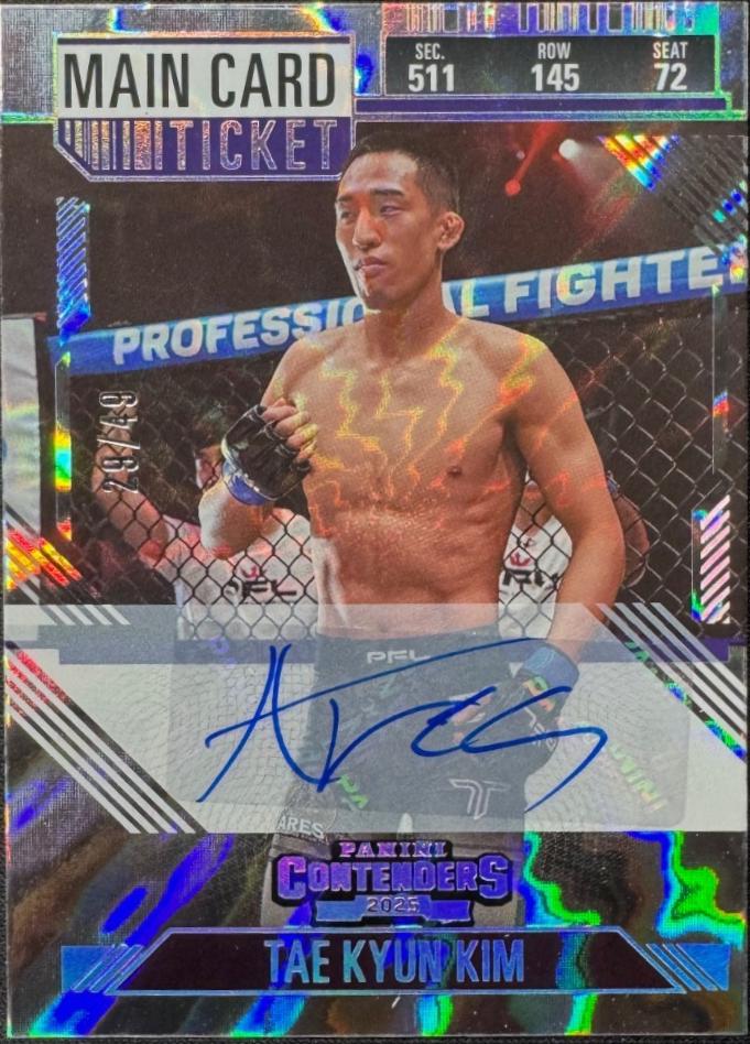 Tae Kyun Kim [Main Card Season Ticket Signature] #90