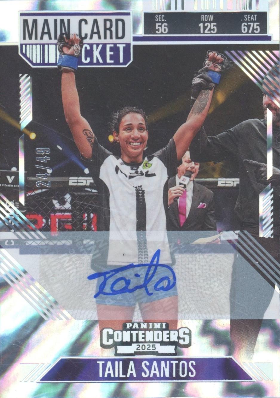 Taila Santos [Main Card Season Ticket Signature] #31