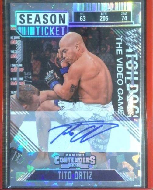 Tito Ortiz [Cracked Ice Season Ticket Signature] #5