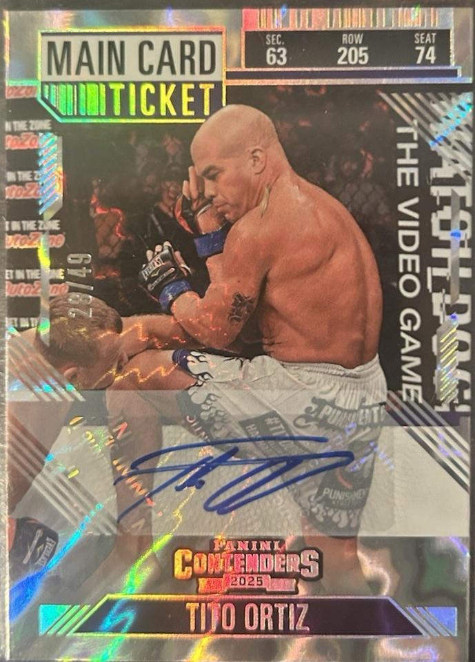 Tito Ortiz [Main Card Season Ticket Signature] #5