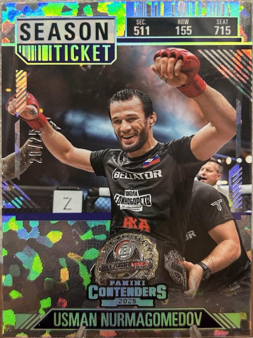 Usman Nurmagomedov [Cracked Ice Season Ticket Signature] #11
