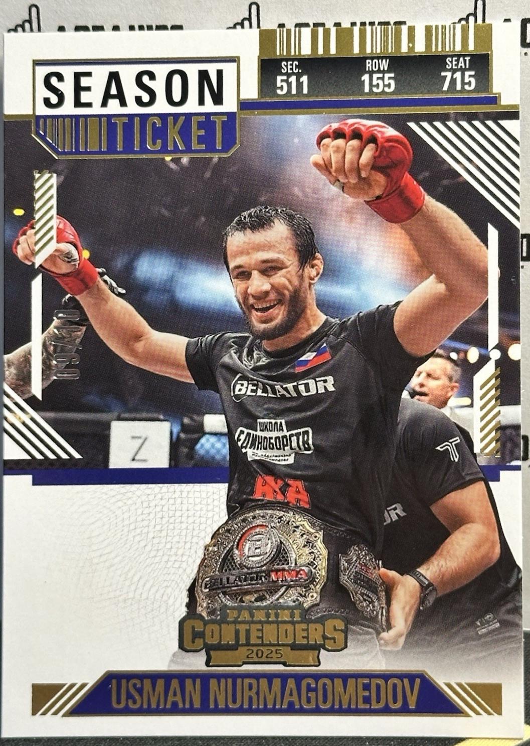 Usman Nurmagomedov [Season Ticket Gold] #11