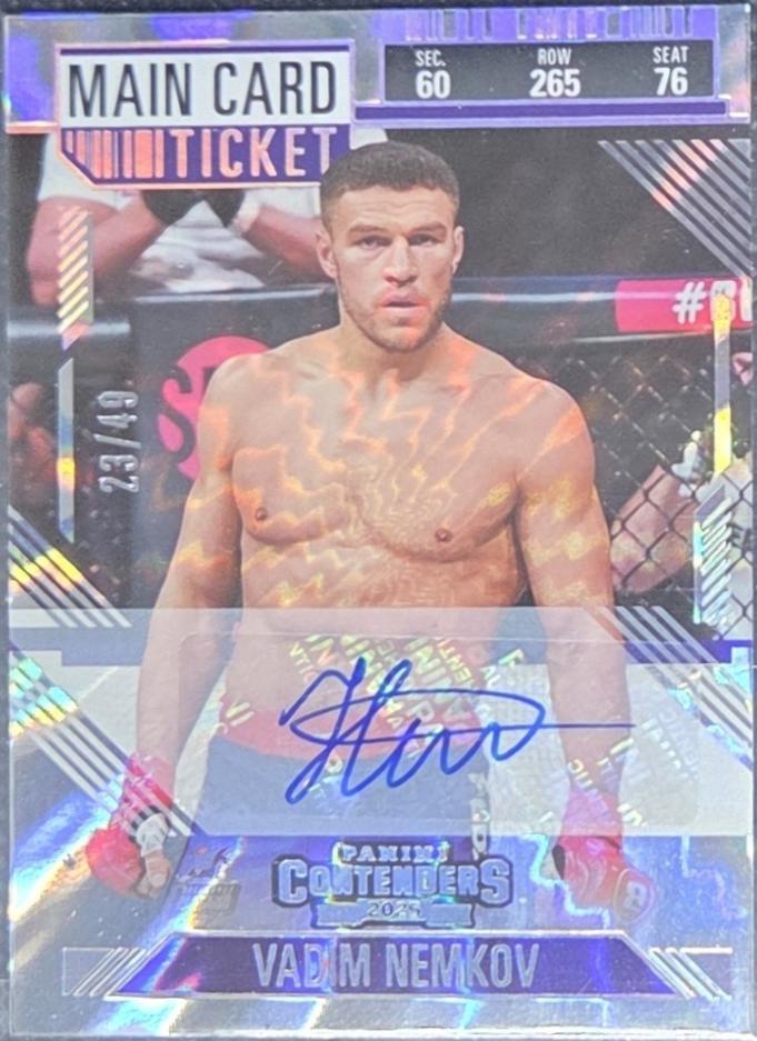 Vadim Nemkov [Main Card Season Ticket Signature] #16
