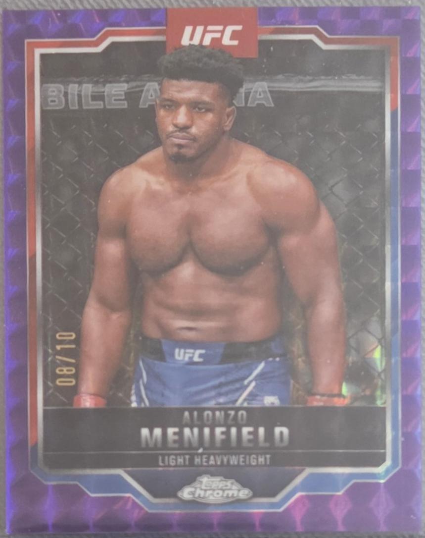 Alonzo Menifield [Purple Geometric Refractor] #159