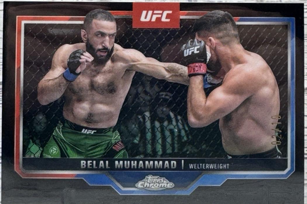 Belal Muhammad [Black Refractor] #126