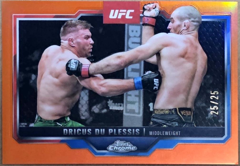 Dricus Du Plessis [Orange Refractor] #137