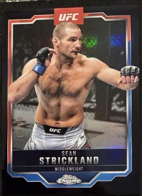 Sean Strickland [Black Refractor] #74