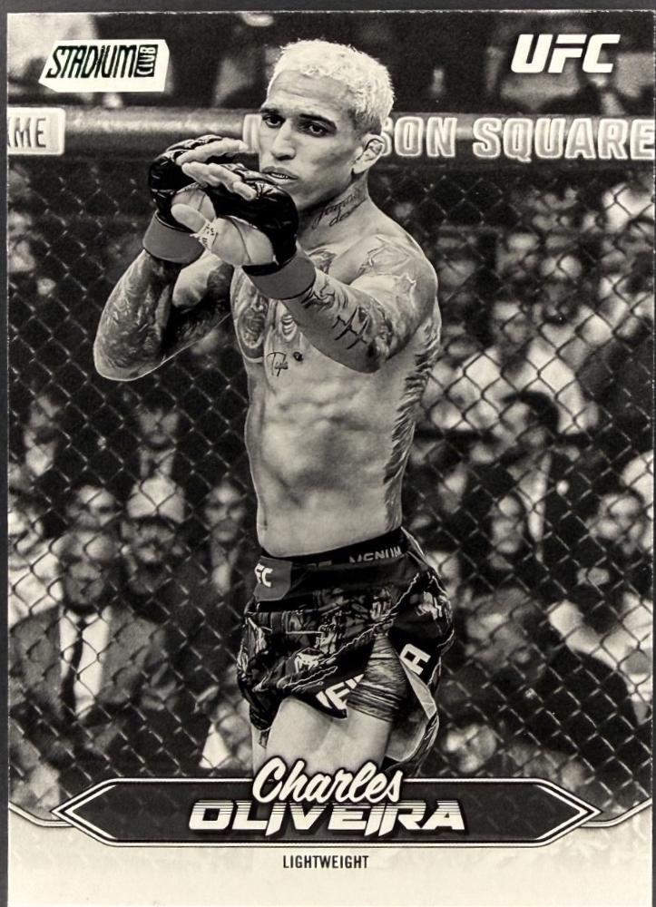 Charles Oliveira [Black White] #36