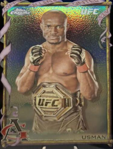 Kamaru Usman [Black Refractor] #AAG-27