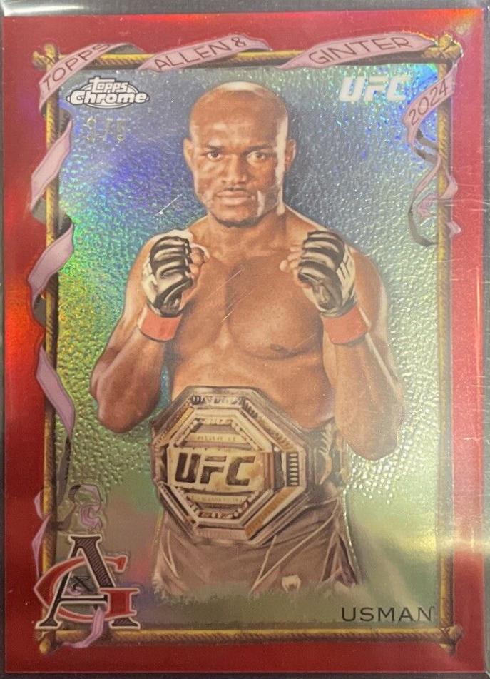 Kamaru Usman [Red Refractor] #AAG-27