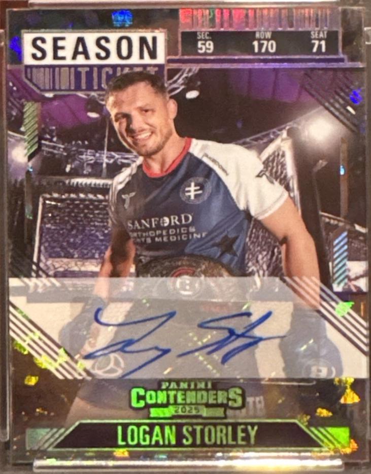 Logan Storley [Cracked Ice Season Ticket Signature] #87