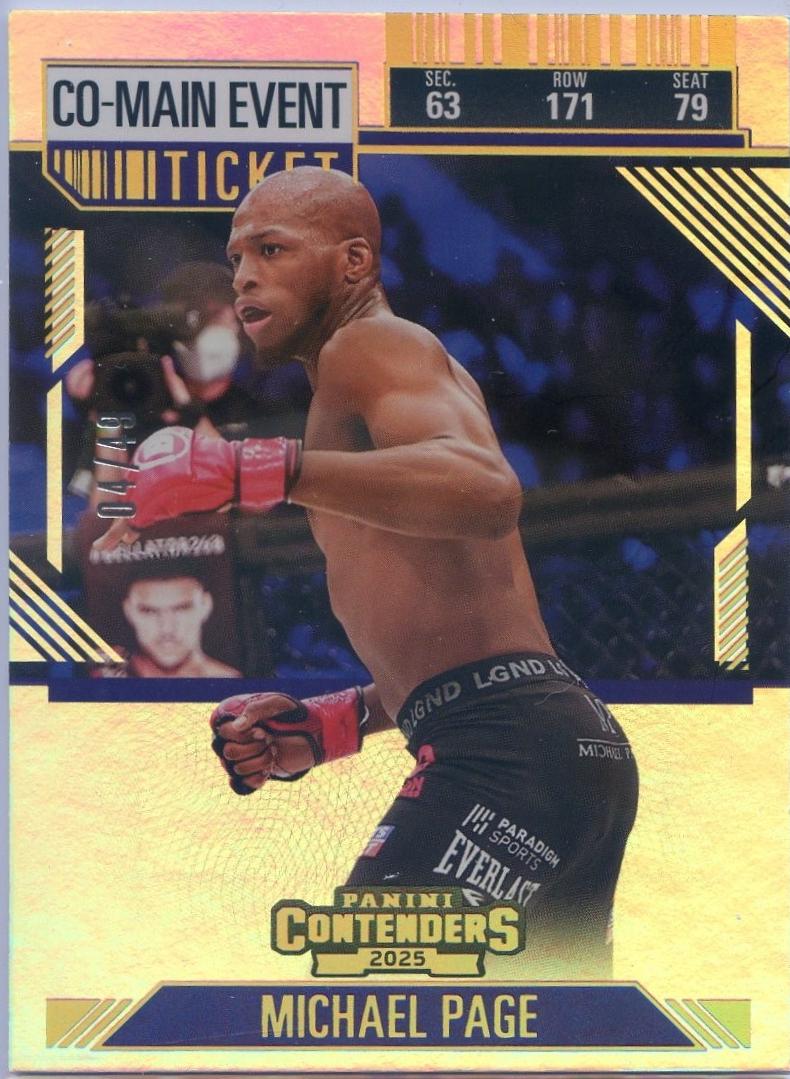 Michael Page [Co-Main Event Ticket] #33