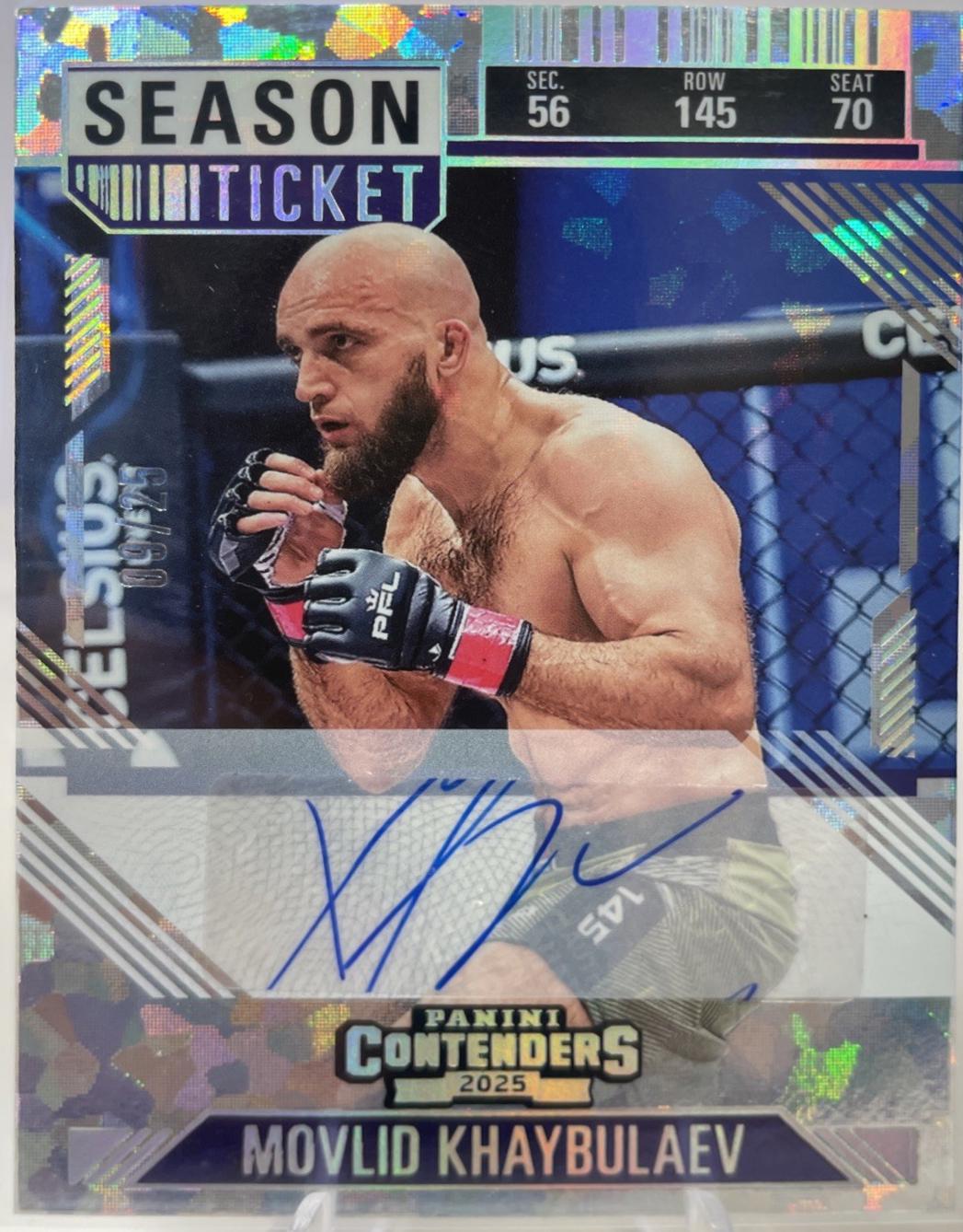 Movlid Khaybulaev [Cracked Ice Season Ticket Signature] #52