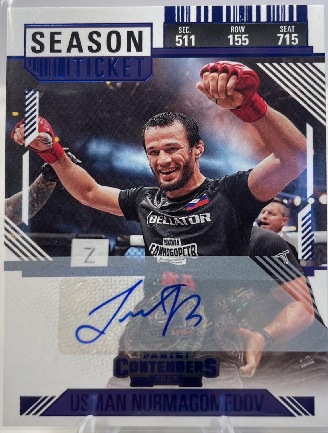 Usman Nurmagomedov [Blue Season Ticket Signature] #11
