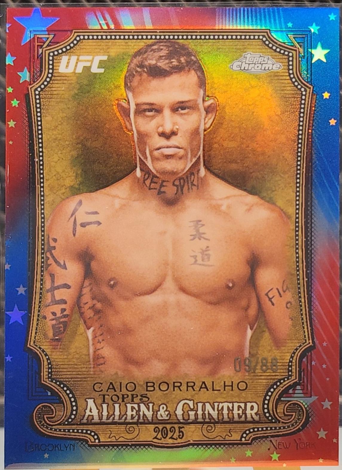 Caio Borralho [Red White Blue Refractor] #AAG-30