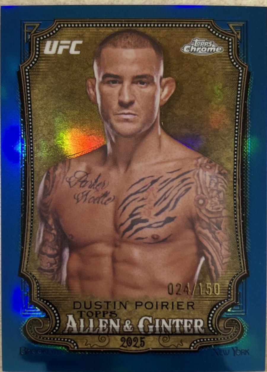 Dustin Poirier [Blue Refractor] #AAG-29