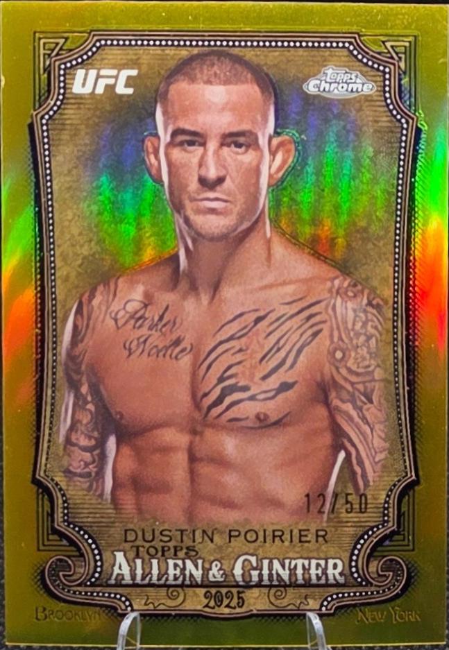 Dustin Poirier [Gold Refractor] #AAG-29