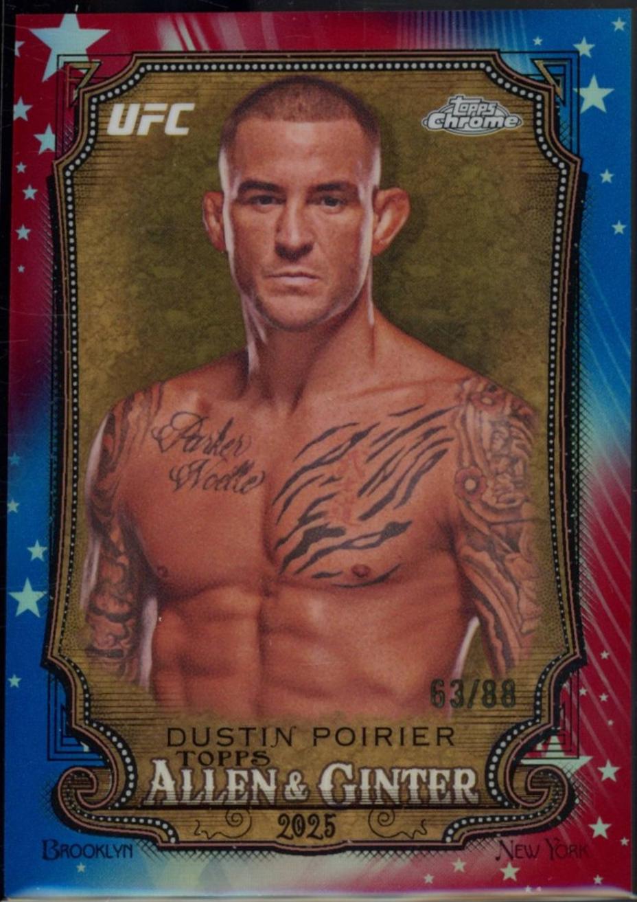 Dustin Poirier [Red White Blue Refractor] #AAG-29