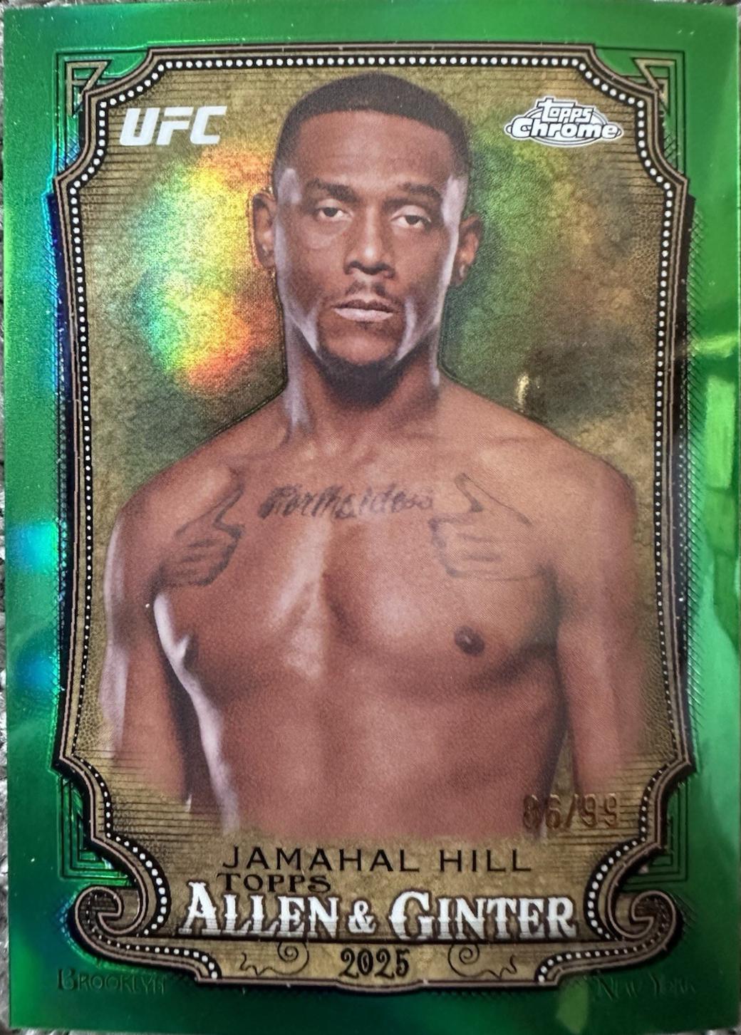Jamahal Hill [Green Refractor] #AAG-21