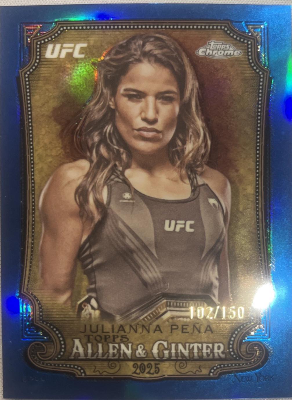 Julianna Pena [Blue Refractor] #AAG-5