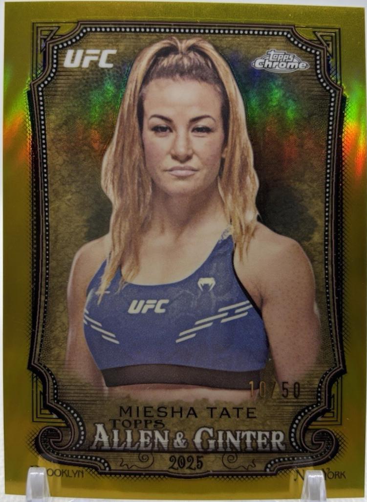Miesha Tate [Gold Refractor] #AAG-6