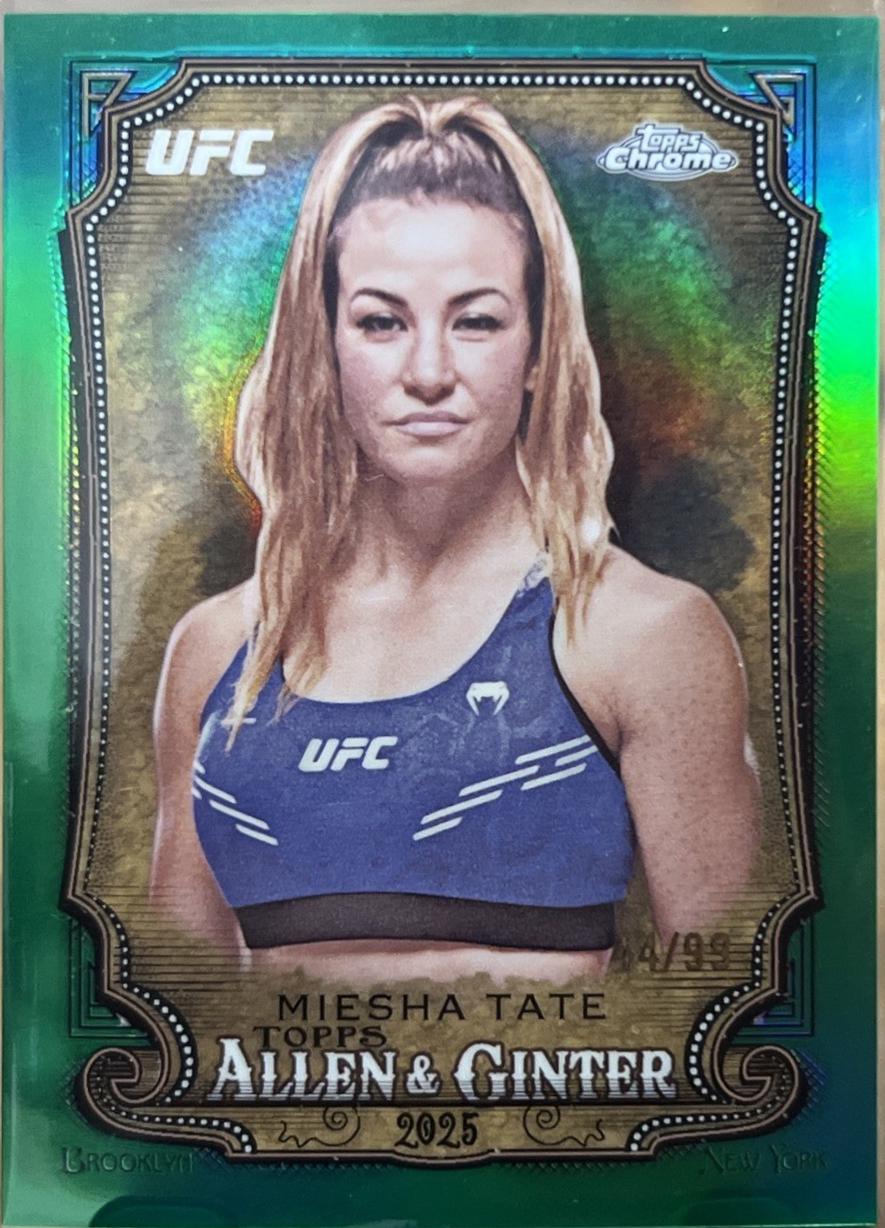 Miesha Tate [Green Refractor] #AAG-6