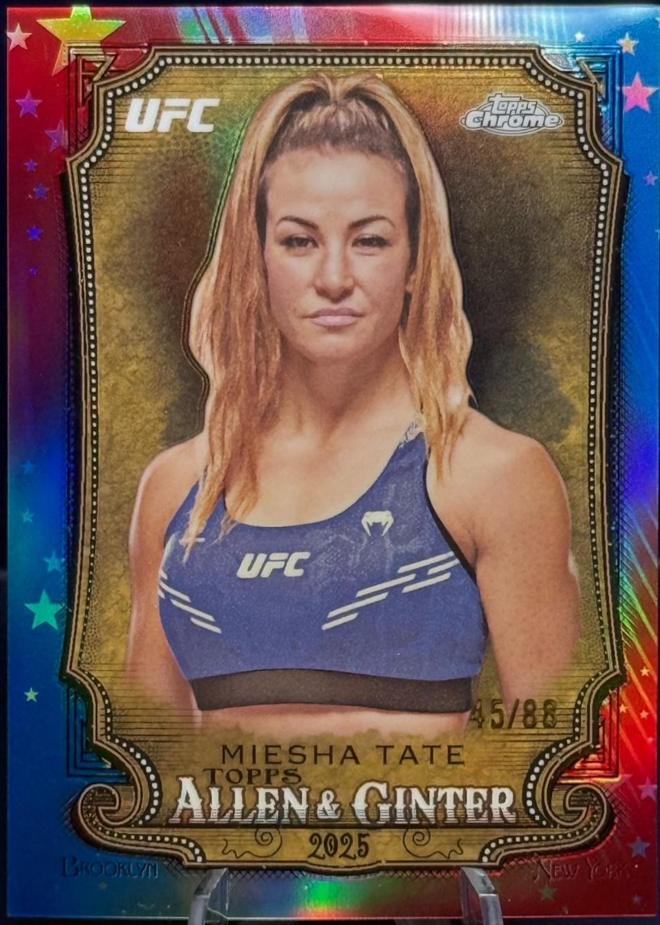 Miesha Tate [Red White Blue Refractor] #AAG-6