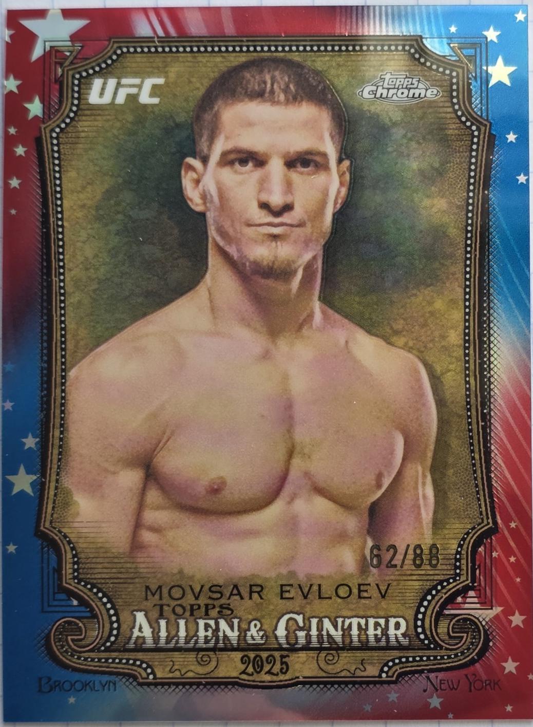 Movsar Evloev [Red White Blue Refractor] #AAG-11
